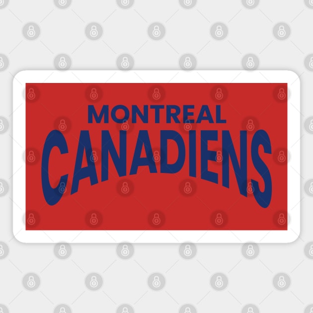 montreal canadiens Magnet by Alsprey31_designmarket